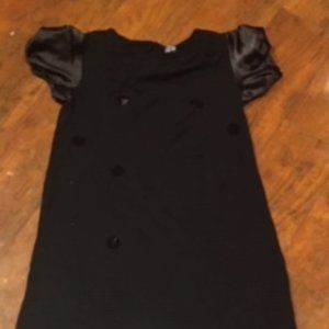 zara cute, formal black kid dress with big sequins